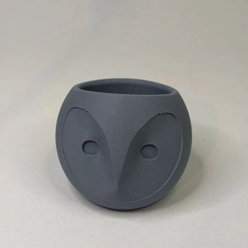 Owl decorative planters set 3D printed, small medium large, made to order
