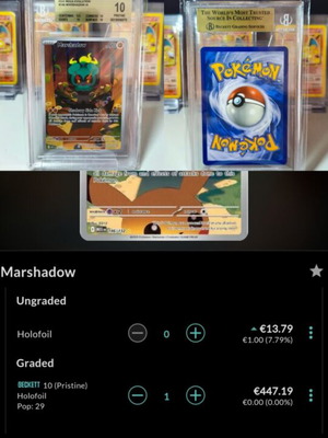 Pokémon Marshadow #146 Beckett 10 Pristine Mega Evolution Card
