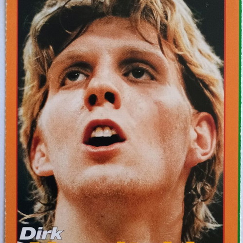 Dirk Nowitzki Dallas Mavericks rare German card