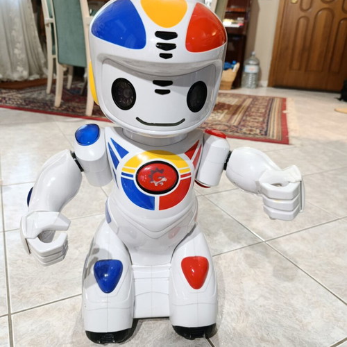 Vintage robot used with missing parts