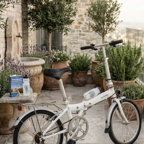 Ecosmo Folding City Bike 20" Aluminum with Shimano Gears used