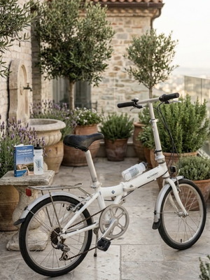 Ecosmo Folding City Bike 20" Aluminum with Shimano Gears used
