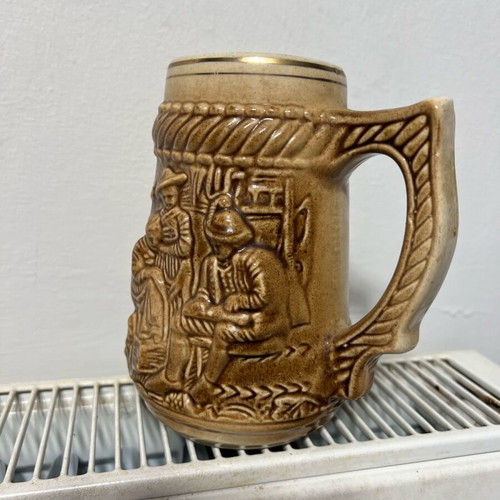 Decorative carved mug PSP Pedreira 800ml like new