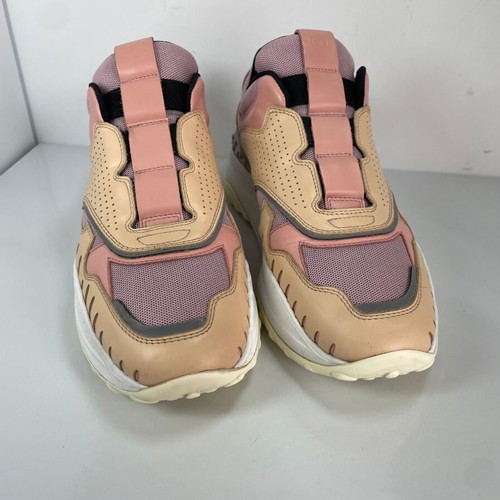 Tod's leather sneakers used, size 38.5, multicolor