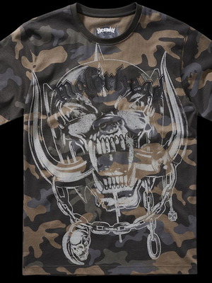 Motörhead Warpig T-shirt size L, brand new, sealed, beige and green