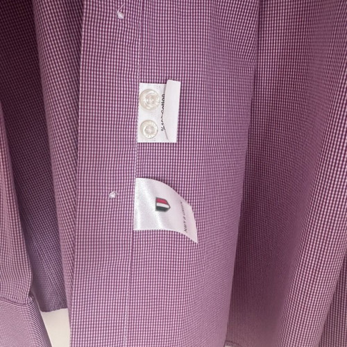 Navy & Green shirt size Large pink like new