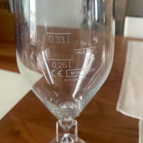 Brugge Tripel beer glass like new 330ml