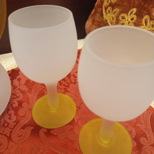 Mid-Century Vintage Serving Set with 1 Pitcher and 5 Glasses