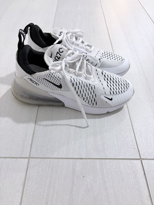 Nike Airmax sport shoes, size 38, black and white