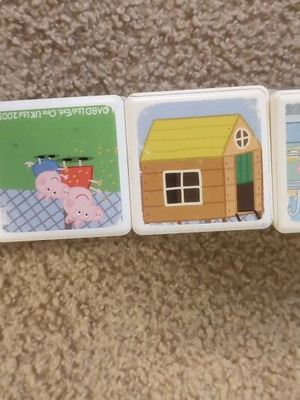 Μαγνητικά τουβλάκια με εικόνες Peppa Pig μεταχειρισμένα