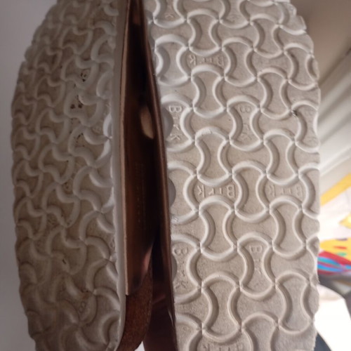 Birkenstock σανδάλια μεταχειρισμένα, νούμερο 39, ροζ ασημί