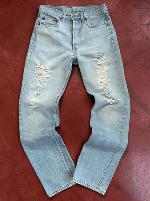 Levi’s 501 vintage distressed jeans used, size 32x34