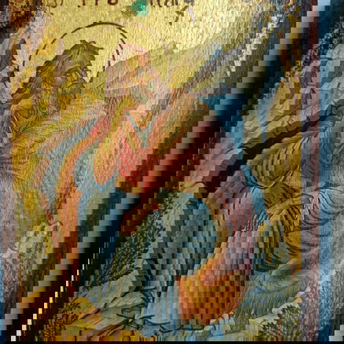 Εικόνες αγίων σε ξύλο, σετ 9 τεμαχίων, καινούργιες