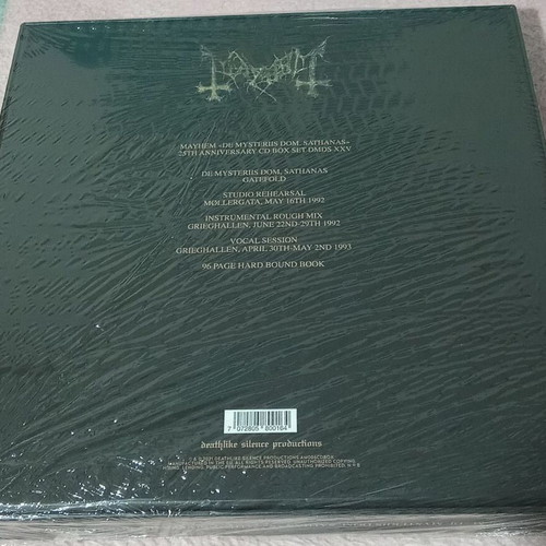 Mayhem De Mysteriis Dom Sathanas CD box anniversary edition new