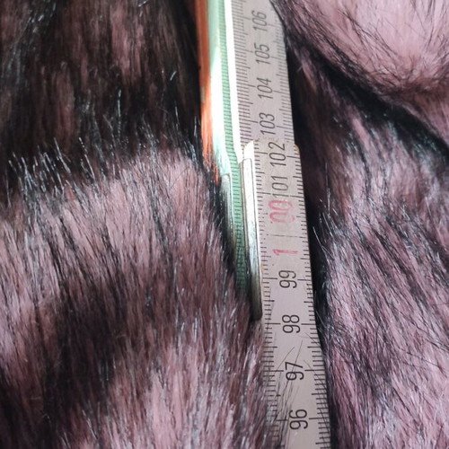 Shein synthetic fur 4XL purple black like new