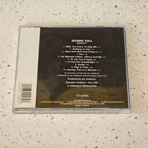 Jethro Tull Benefit CD, rock