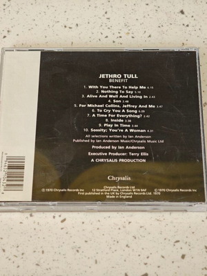Jethro Tull Benefit CD, rock