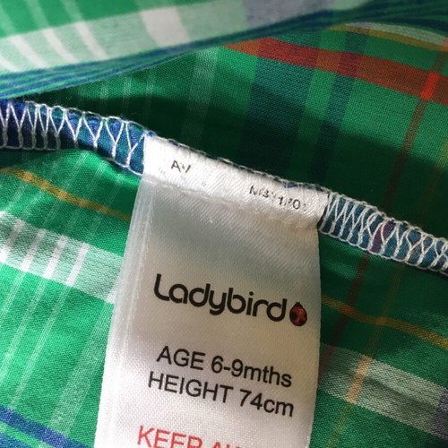 Baby shirt used for boy 6-9 months