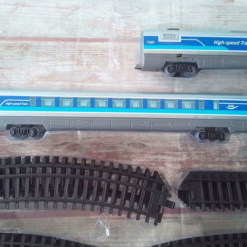 City Train High-Speed Toy like new with light sound and accessories