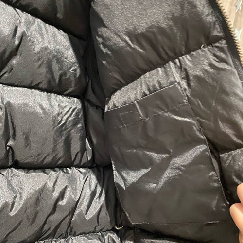 Men's down jacket like new, black, size M