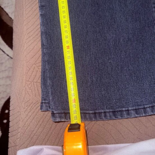 Men's dark blue jeans size XXL like new, long