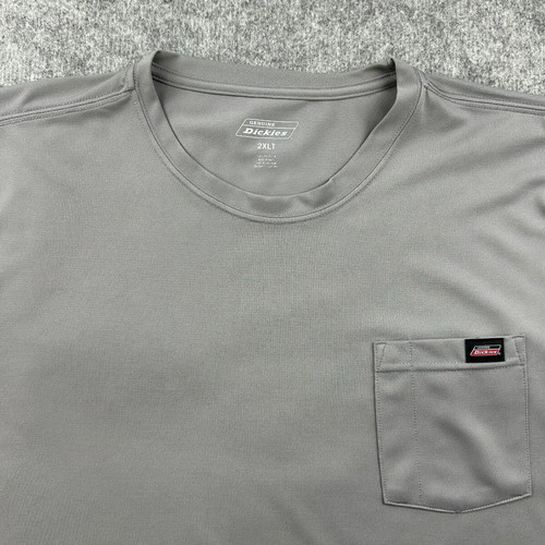 Dickies men's short sleeve T-shirt 2XL gray polyester pocket