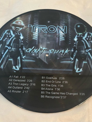 Daft Punk Tron: Legacy vinyl picture disc like new
