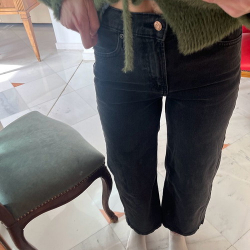Gap high rise flare pants black like new