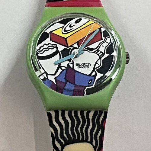 Swatch reserved for the lady 1995 watch, colorful