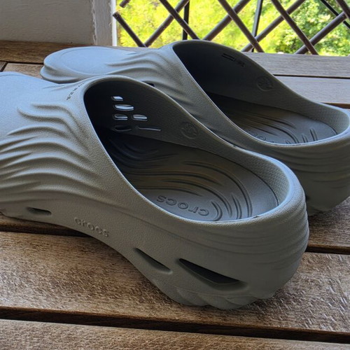 Crocs Echo Wave men's clogs new, grey-green, size M11 (EU 45-46)