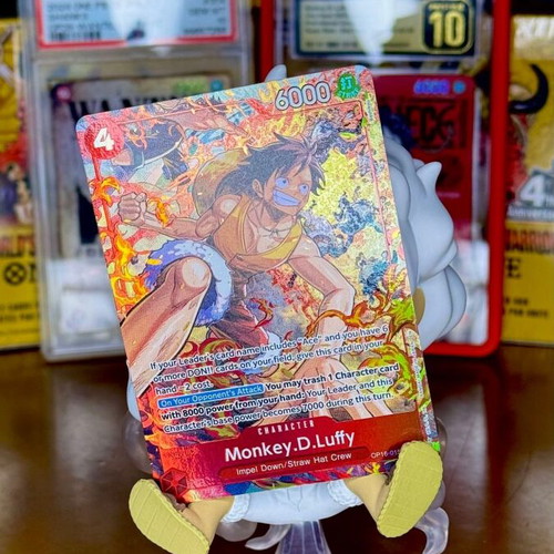 One Piece TCG Monkey.D.Luffy card OP16-015 V.2