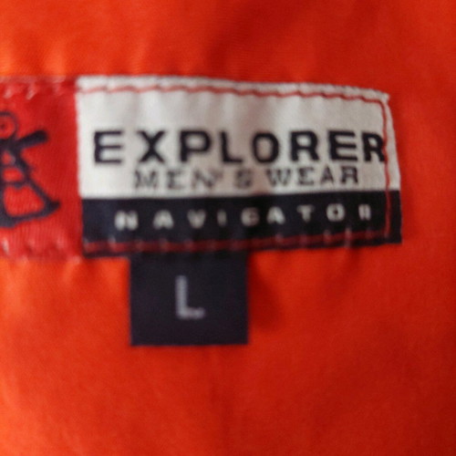 Explorer red jacket like new, size L