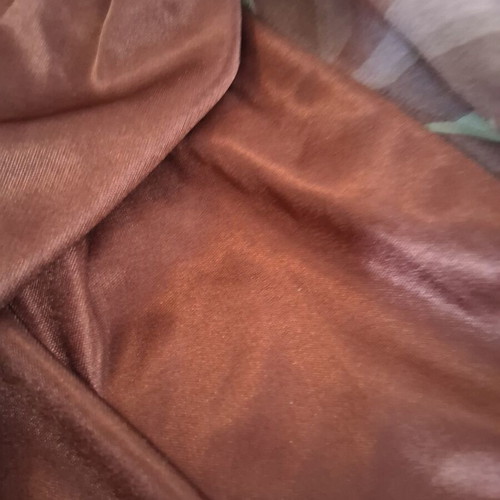 Regalinas transparent dress with long sleeves, like new, brown