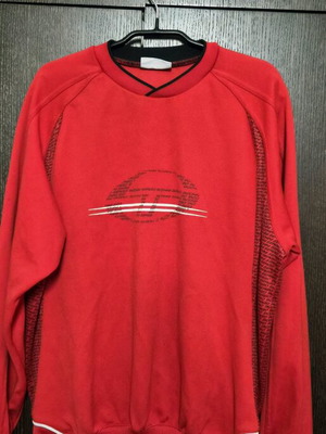 Vintage Sergio Tacchini sweatshirt red, like new, size L