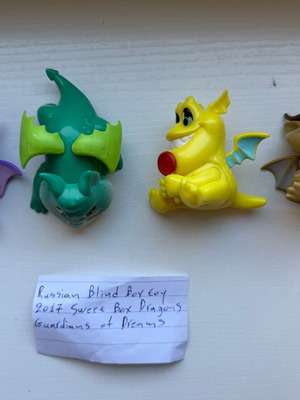 Φιγούρες Dragons Guardians of Dreams 2017 μεταχειρισμένες, πακέτο 4