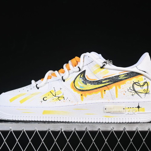 Nike Air Force 1 '07 Low Taurus handmade graffiti sneakers new
