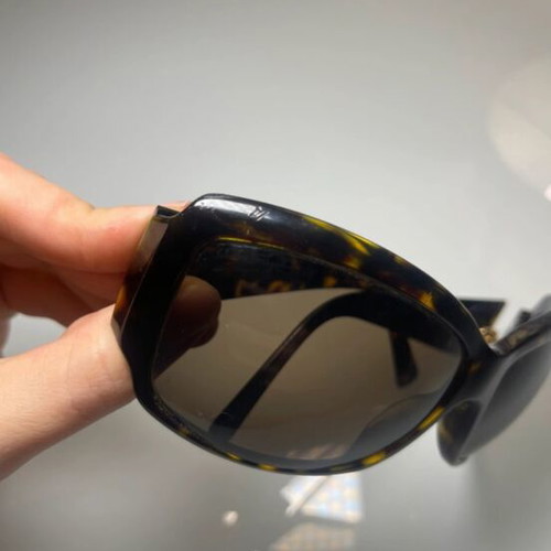 Salvatore Ferragamo vintage sunglasses used, brown