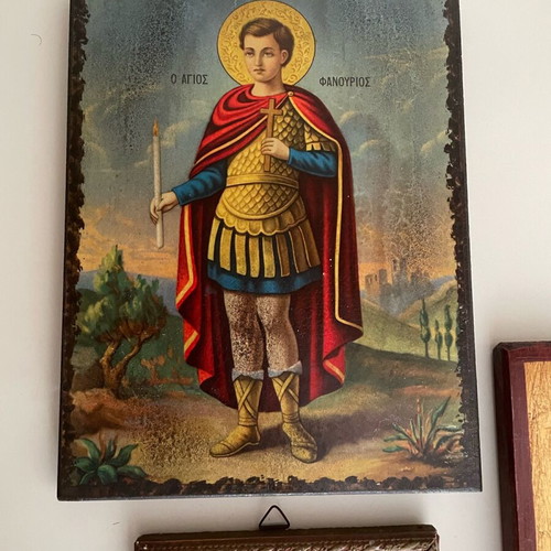 Religious icons used, all together, excellent condition