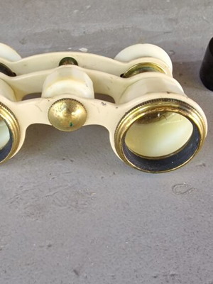 Rare Russian opera glasses used, made in USSR around 1950