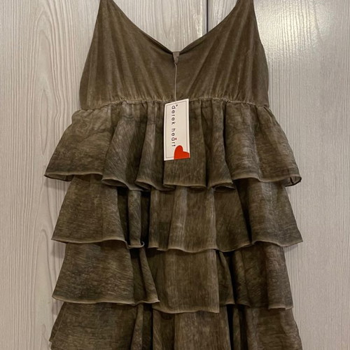 Derek Heart silk blend dress, size S-M, elastic