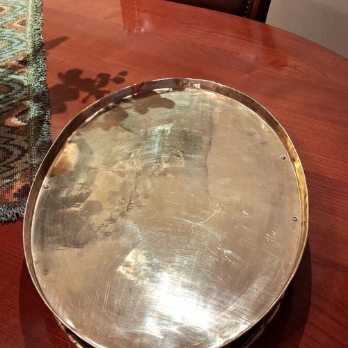 Vintage Faux Bamboo Hollywood Regency Serving Tray like new