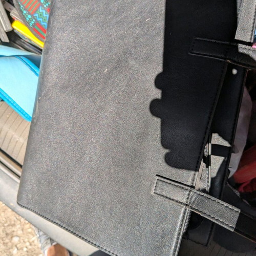 Women's handbag used, black, handles need replacement