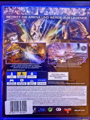 Dissidia Final Fantasy NT για PlayStation 4 σαν καινούργιο με γερμανικό εξώφυλλο και πλήρες αγγλικό μενού