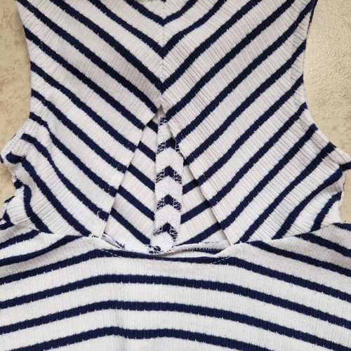 Mayoral summer dress 92cm like new, white and blue