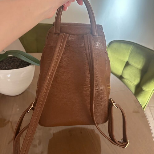 Guy Laroche leather brown backpack like new