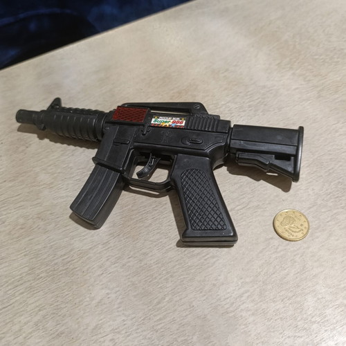 Plastic Toy Gun with Sound used