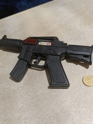 Plastic Toy Gun with Sound used