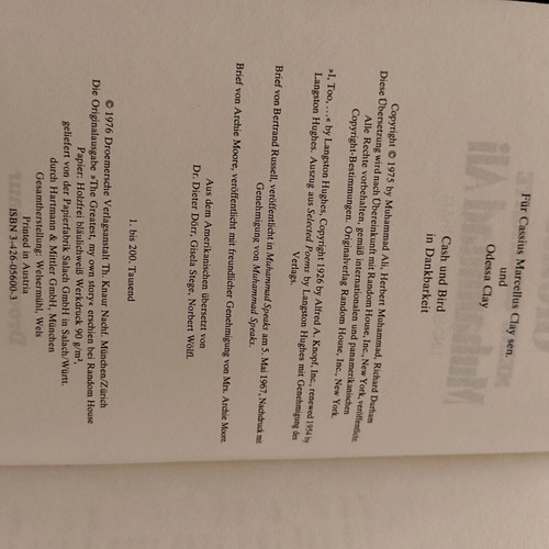Der Größte: Meine Geschichte by Muhammad Ali used, German edition