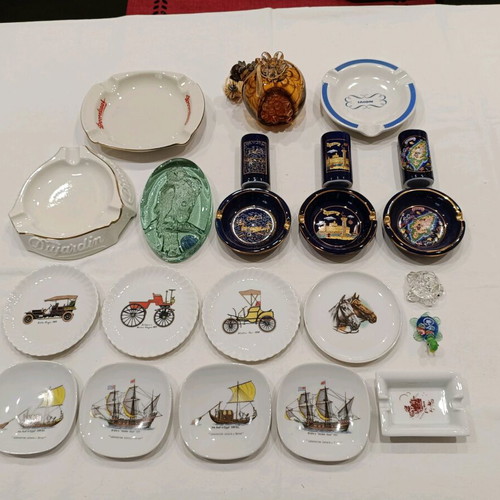 Large collection of glass and porcelain decorative and functional items new