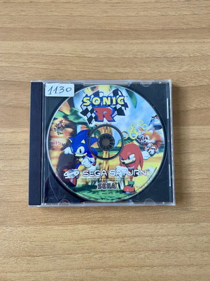 Sega Saturn Sonic R CD used with surface scratches